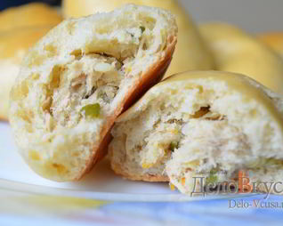 Пирожки с мясом и картошкой в духовке