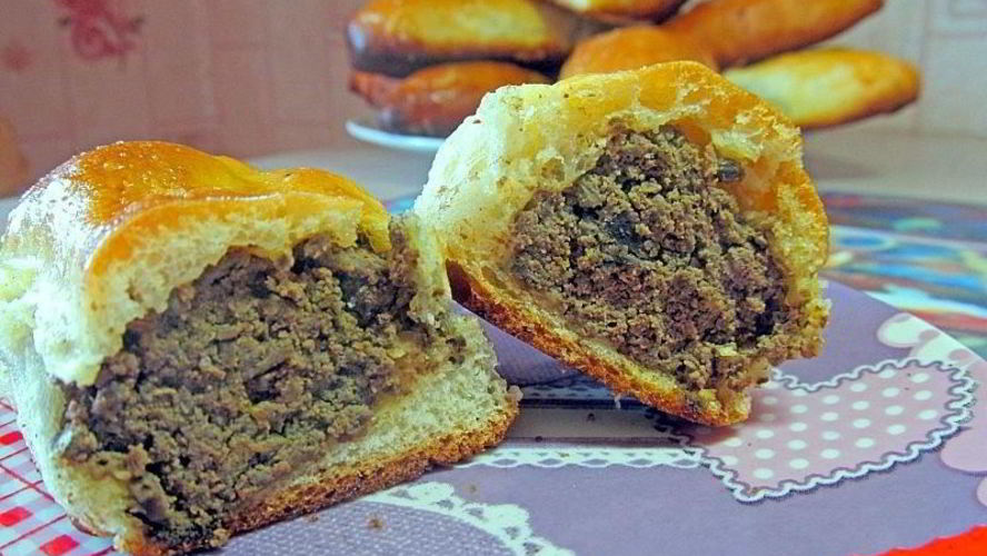 Рецепт пирожки с печенью в духовке