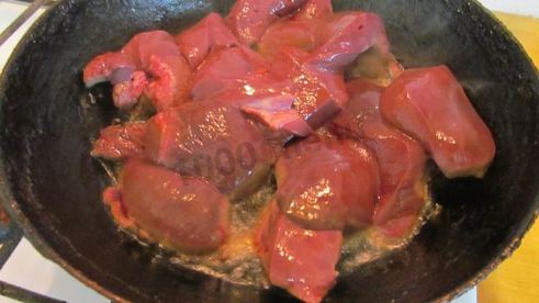 пирожки с печенью в духовке