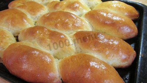 пирожки с печенью в духовке