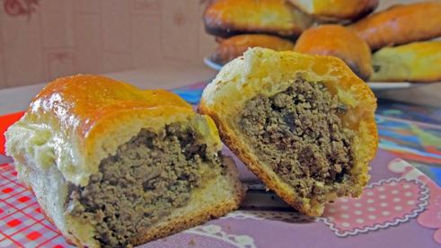 пирожки с печенью в духовке