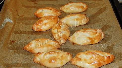 пирожки с рисом и яйцом