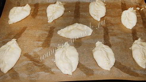 пирожки с рисом и яйцом