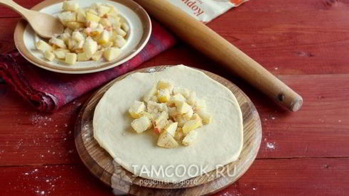 пирожки с яблоками на кефире