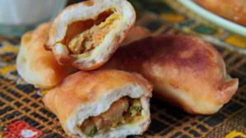 постные пирожки с фасолью