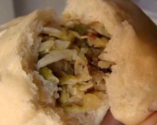 Пянсе — пирожки на пару, капуста и мясо