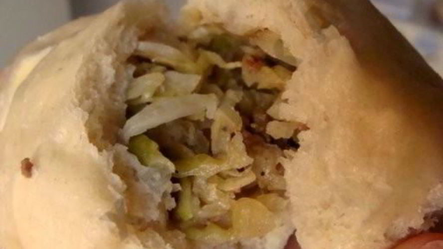 Рецепт пянсе — пирожки на пару, капуста и мясо