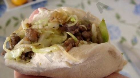 пянсе — пирожки на пару, капуста и мясо