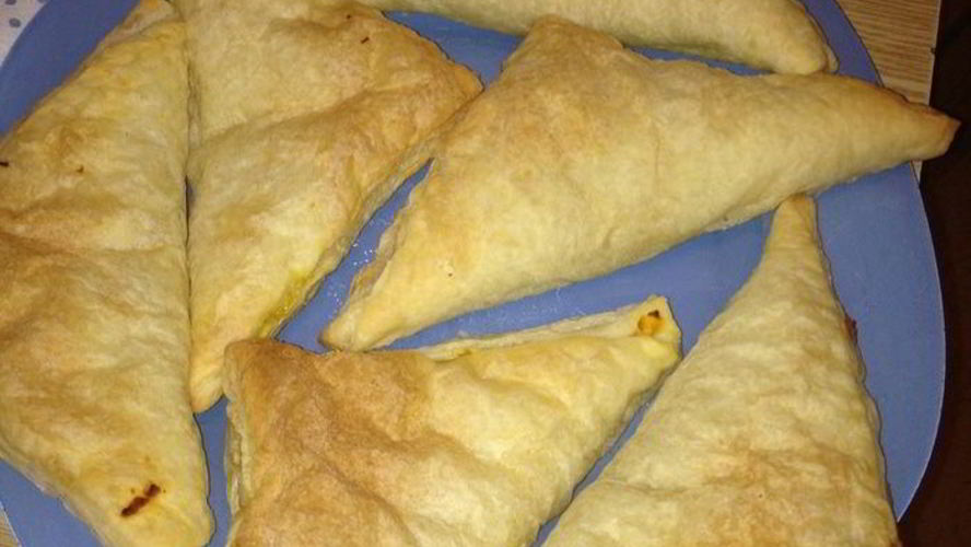 Рецепт слоеные пирожки с тыквой и репчатым луком