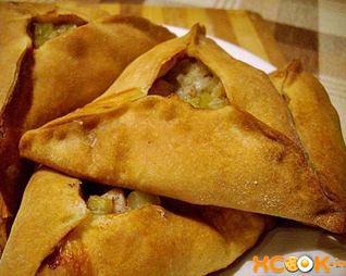 Эчпочмак с мясом и картошкой