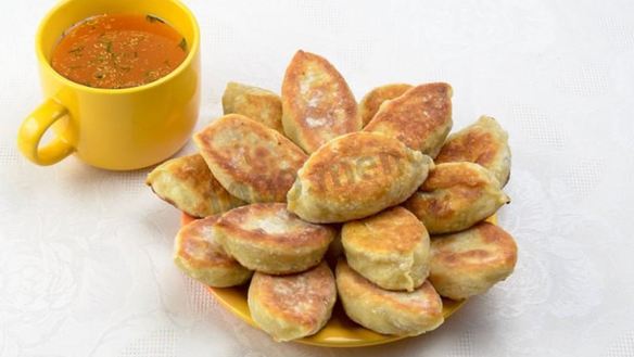 Рецепт Жареные пирожки с картошкой без дрожжей