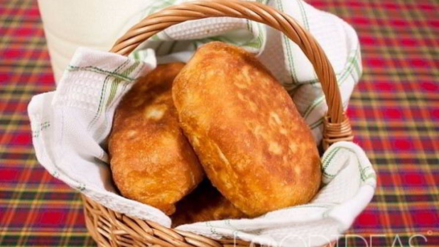 Рецепт жареные пирожки с малиной