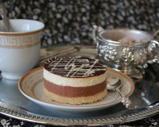 Банановое пирожное