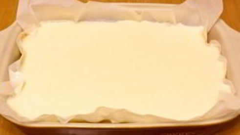 бисквитное пирожное с апельсиновым суфле