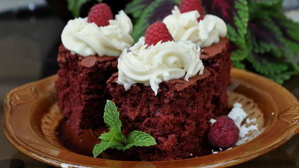 Рецепт Брауни Красный бархат
