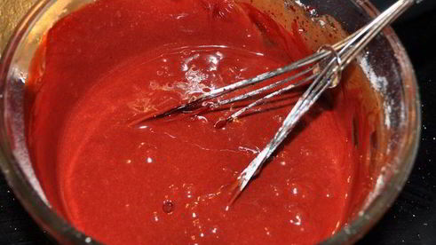 брауни красный бархат