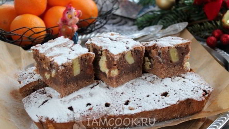 Рецепт брауни с бананом