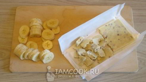 брауни с бананом