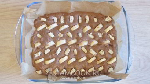 брауни с бананом