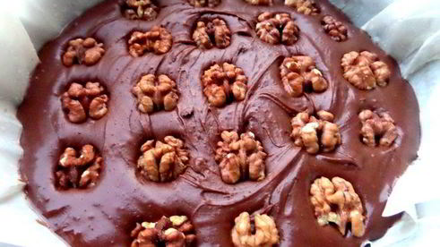 брауни с грецкими орехами