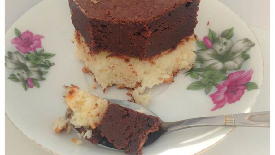 Рецепт брауни с кокосовой основой