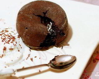 Брауни с мороженым