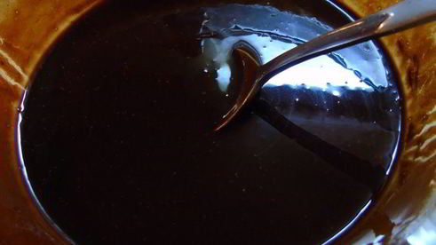 брауни с вишней на темном пиве