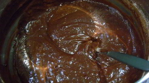 брауни с вишней на темном пиве