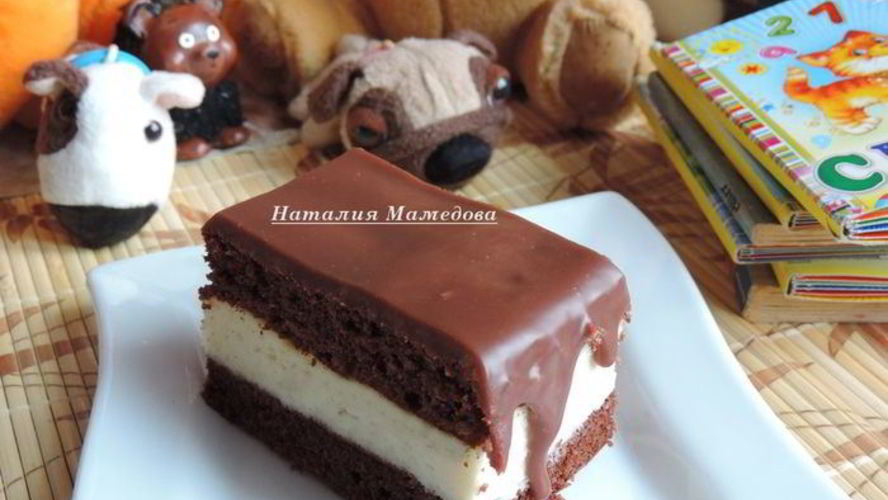 Рецепт детское шоколадное пирожное киндер