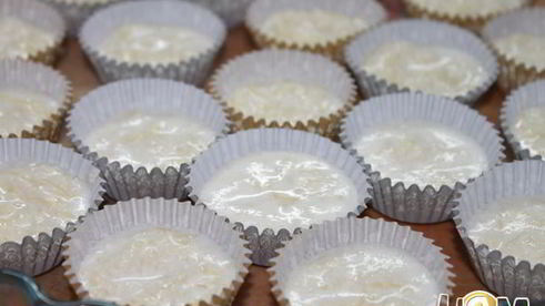 кокосово-сырные пирожные