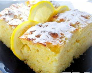 Легкие лимонные пирожные