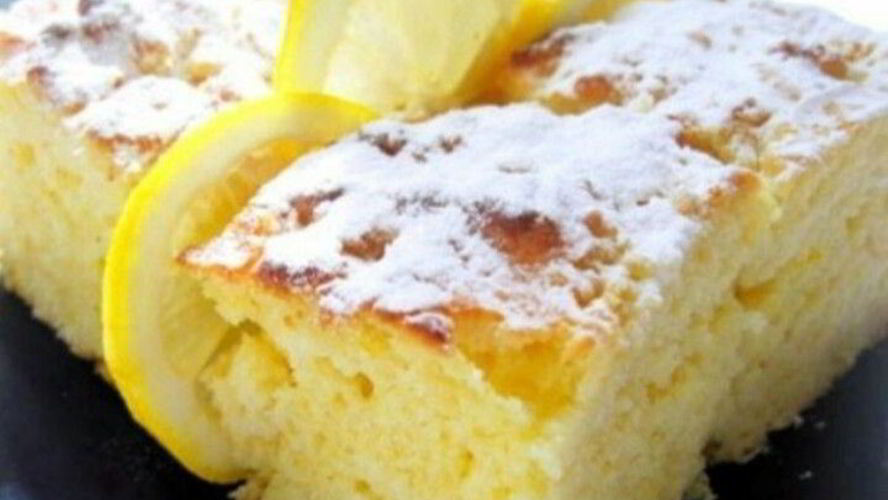 Рецепт легкие лимонные пирожные