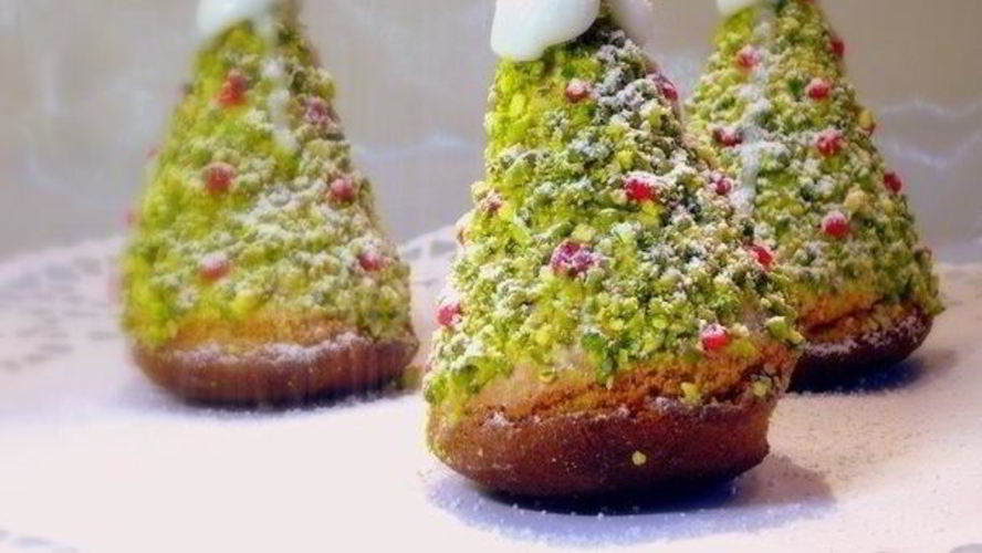 Рецепт пирожное елочки