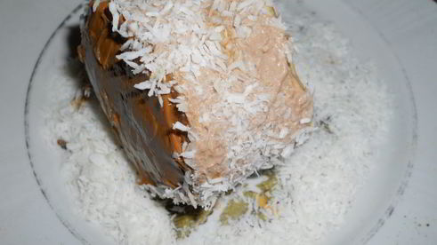 пирожное из творожного теста на сковороде