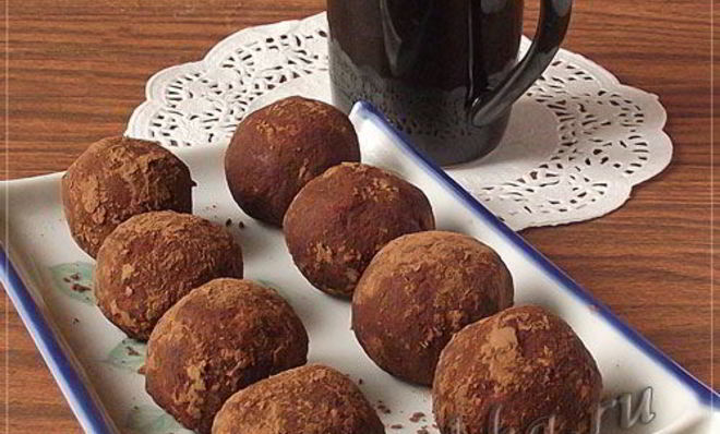 Пирожное Картошка из печенья со вкусом Тирамису