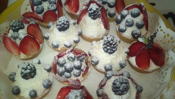 Рецепт Пирожное Корзиночка