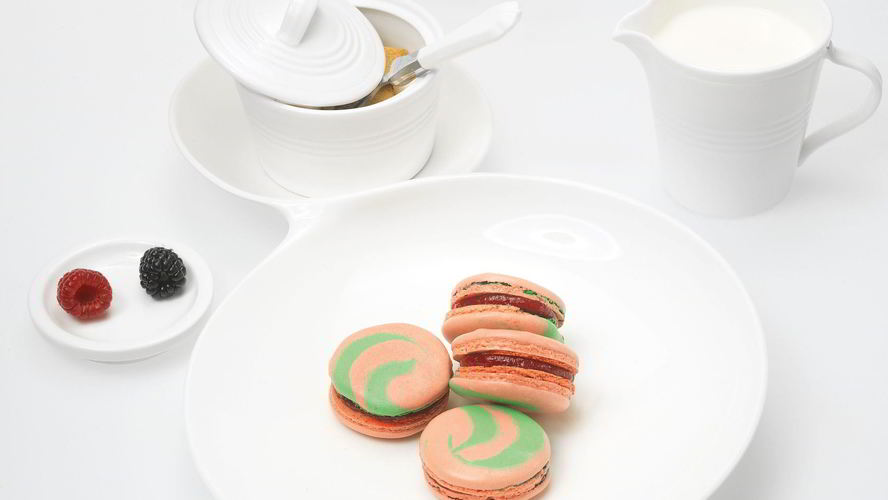 Рецепт пирожное макарон с малиной и анисом