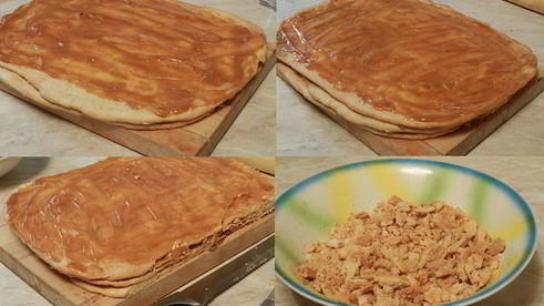 пирожное с вареной сгущенкой