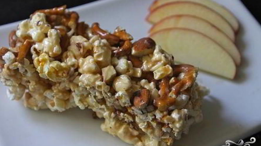 Рецепт пирожные из попкорна с миндалем