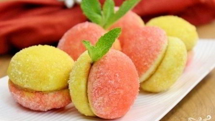 Рецепт пирожные персики