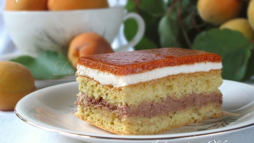 Рецепт пирожные с абрикосами и йогуртом