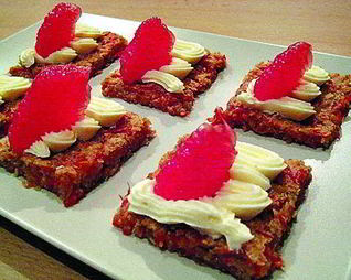 Пирожные с грейпфрутом