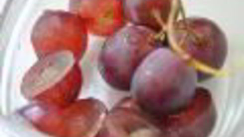 пирожные с виноградом