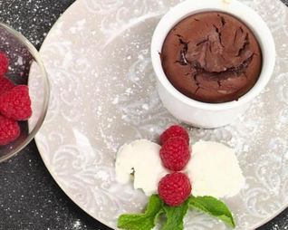 Шоколадное пирожное Флан