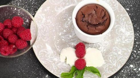 шоколадное пирожное флан