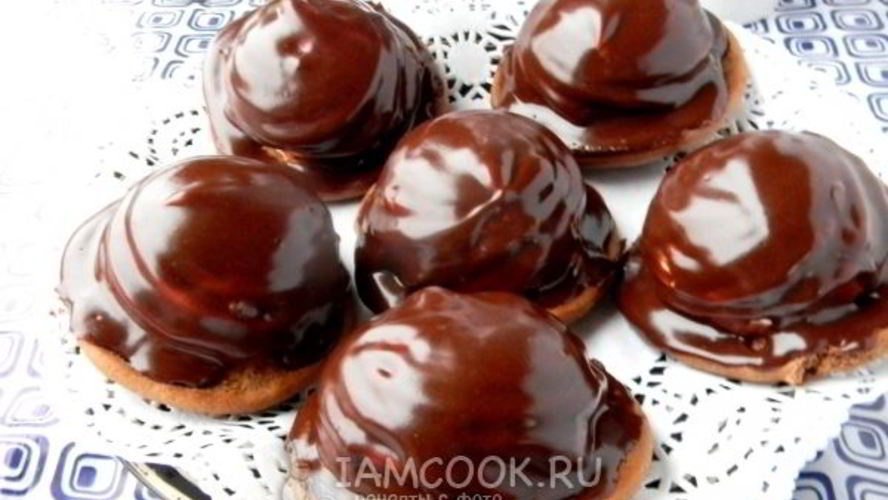 Рецепт шоколадное пирожное с зефиром