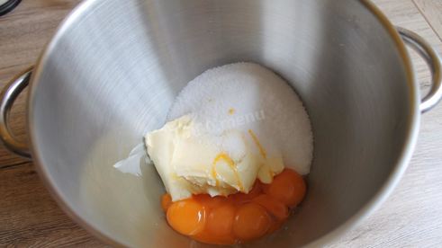 яблочно кокосовoе пирожное