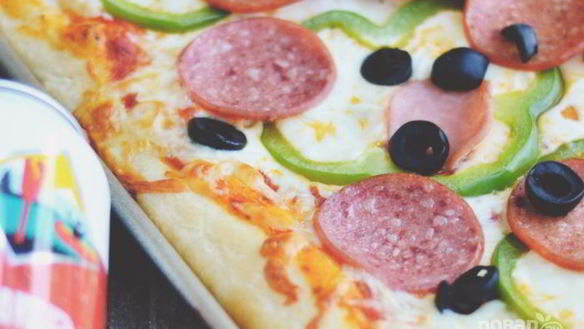 Рецепт Быстрая и вкусная пицца