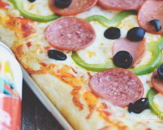 Быстрая и вкусная пицца
