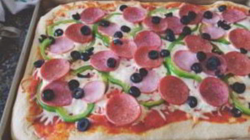 быстрая и вкусная пицца